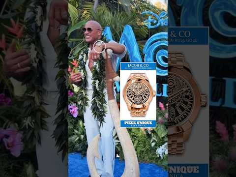 THE ROCK (Dwayne Johnson) usando um Jacob & Co Matai Tourbillon 🔥