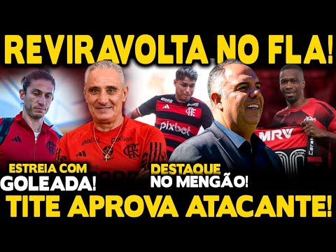 REVIRAVOLTA NO FLA! DIRIGENTE NEGA SAÍDA! TITE FICA SURPRESO! ATACANTE SE DESTACA! ESTREIA DE F.LUÍS