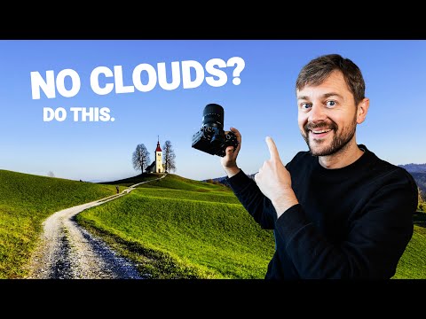 How to get the BEST photos from boring blue sky days!