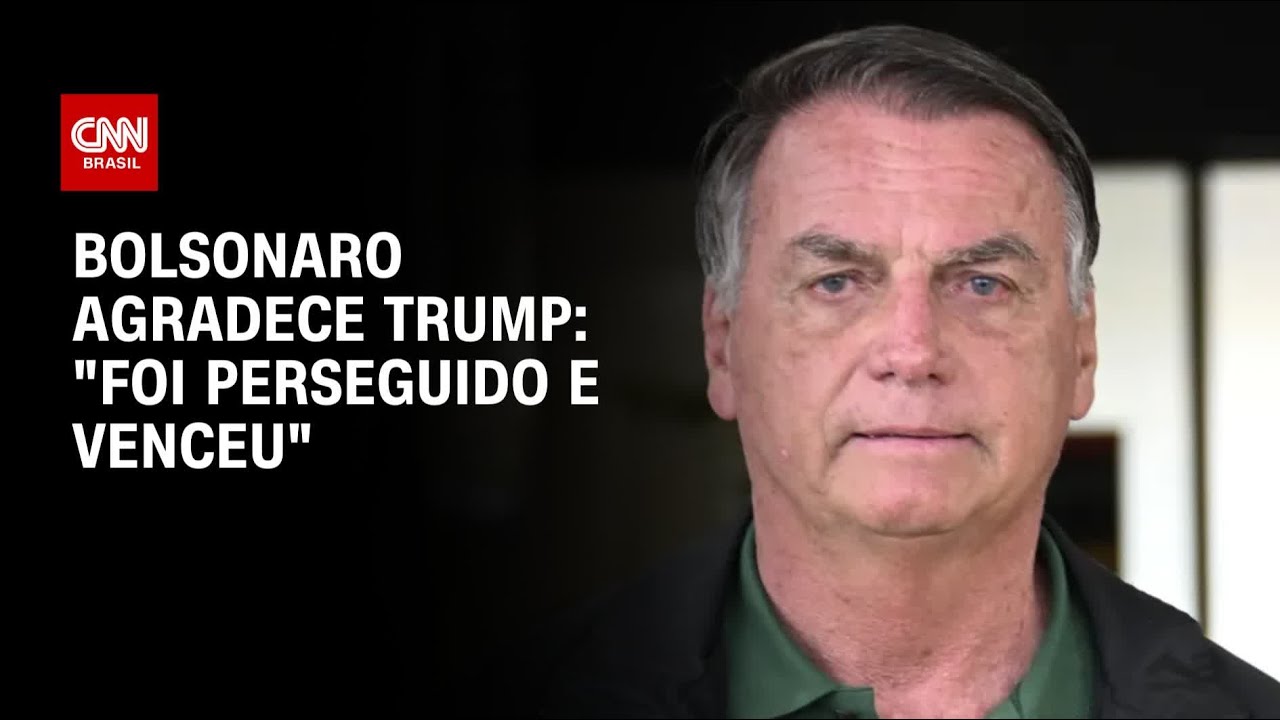 Bolsonaro agradece Trump por postagem nas redes sociais | CNN 360º