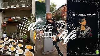 days in my life in nyc ₊˚⊹♡ nct dream concert, photoshoot, xg concert, adjusting to the city