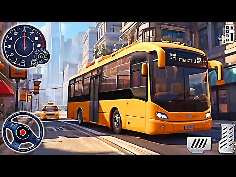 City Coach Bus Driving Game 3D - Real Passenger Bus Driver Sim | Android Gameplay