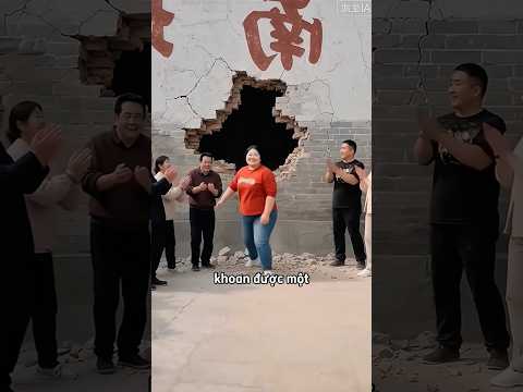 Thử thách khoan lỗ trên bức tường #shorts