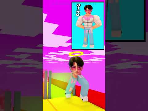 Jinu & Rumi Heaven and Hell Run Challenge MINECRAFT - ANIMATION #animation #shorts #minecraft