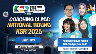 [LIVE] IPS SMP | Coaching Clinic National Round KSR 2025