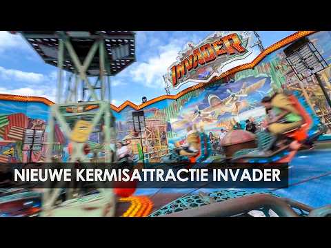 Een break dance, maar dan anders: nieuwe thrillride Invader op de Duitse kermis