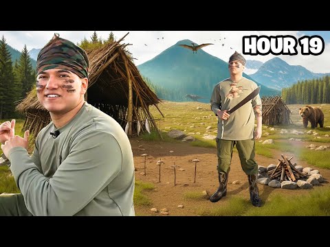 I Survived 24 Hours In The Wilderness!