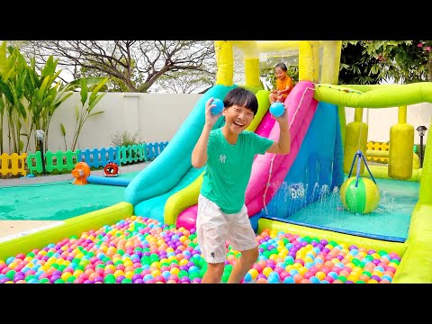 Build Playground for Kids Water Play Outdoor Activity