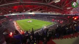 Feyenoord-VVV 05-04-2013 Fakkel actie