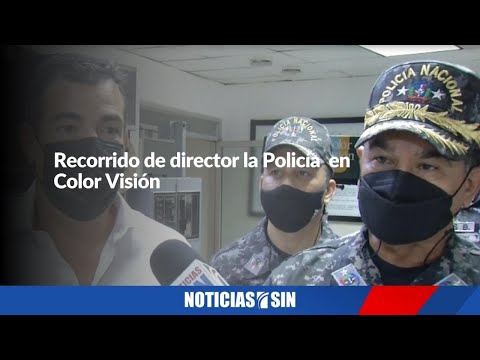 Recorrido de director la Policía  en Color Visión