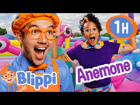 Blippi and Meekah’s Under the Sea Foam Party | Blippi 1 Hour | Moonbug Kids - Fun Stories and Colors
