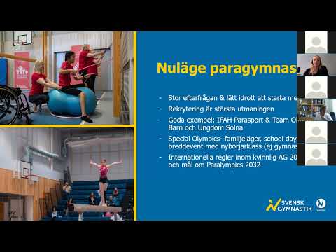 Webbinarium - Gymnastik och grundmotorisk träning för personer med funktionsnedsättning