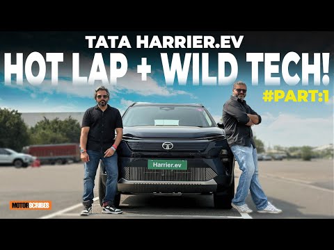 Tata Harrier.ev Experience: Hot Lap at BIC + Level 2 ADAS & Crazy Features! | Part 01