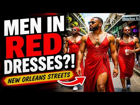 Men Wearing Red Dresses