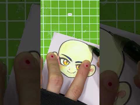 K-Pop Demon Hunters: Menggambar JINU 🦇💜 Doll Gantung yang Menggoda!💕