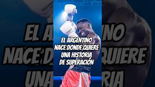 SE NACIONALIZÓ ARGENTINO Y AHORA ES PROMESA DEL BOXEO
