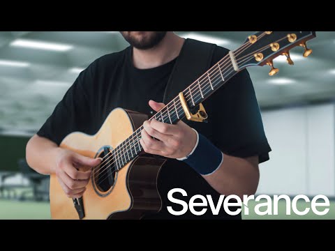 Severance Theme on Acoustic Guitar