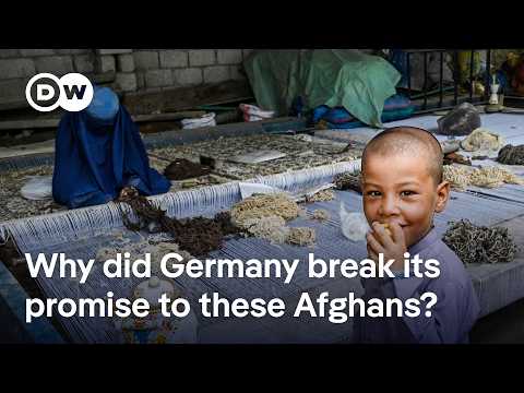 YouTube video thumbnail: Afghans Risk Taliban Reprisals as They Await German Visas Promised to Them Years ago