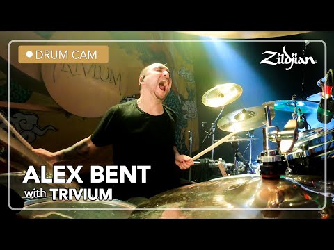 TRIVIUM LIVE Drum Cam with Alex Bent | Zildjian