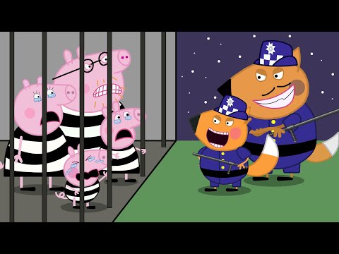 The Police Family Vs The Thief Family | Peppa Piggggg Funny Animation