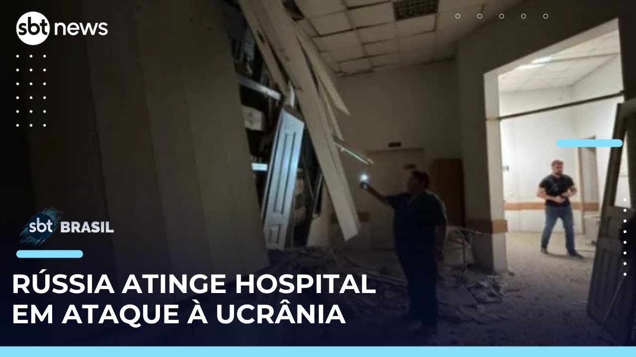 Ataque russo a hospital deixa nove feridos em Kherson na Ucrânia | SBTBrasil