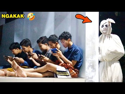 Prank Pocong Terlucu ! Bocil main Game sampe Kocar Kacir ! Ngakak Kocak 🤣