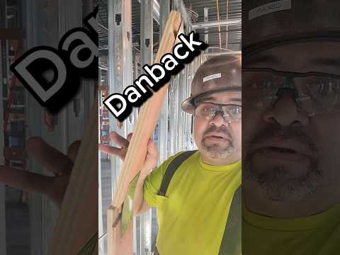 Ya usas Danback? #drywall #construccion #construction #danback #tips #trabajo #usa #framing  #wood