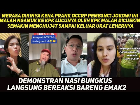 MERASA KENA PRANK !! LANGSUNG HUJ4T KPK DAN OCCRP DI KASIH FAHAM OLEH TIM PRABOWO . NANGIS DIPOJOKAN