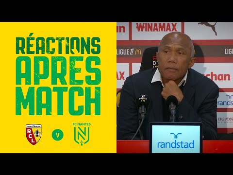 RC Lens - FC Nantes : la réaction d'Antoine Kombouaré