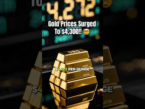 💰Gold Prices Skyrocketed to $4,300 Overnight – Shocking Historical Surge and 2026 Predictions 💰🤯