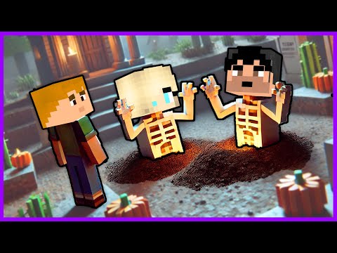 DİLENCİ AİLESİ CANLANIP MEZARDAN ÇIKIYOR! 😱 - Minecraft ZENGİN FAKİR HAYATI