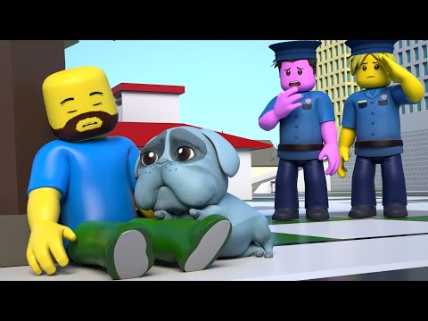 ROBLOX Brookhaven 🏡RP - Police Dog Sad Story - Roblox Song