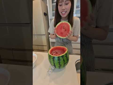 スイカのジャグを作る妻がヤバすぎた