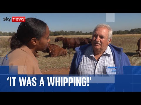 White South African farmer elated Donald Trump grilled his president