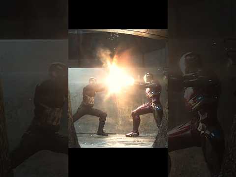Ironman fighting with Captain America and Bucky #captainamericacivilwar #shorts