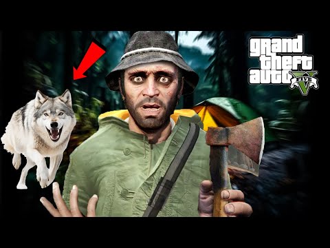 Túléltem 7 napot ÉTEL ÉS VÍZ NÉLKÜL A VADONBAN! - GTA5 Mód😯