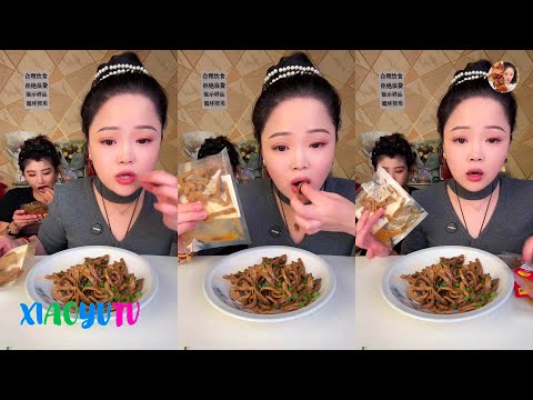 【Xiaoyu Mukbang】XIAOYU EATING SHOW。ASMR MUKBANG SATISFYING。Mukbang Chinese。N01。150125。8