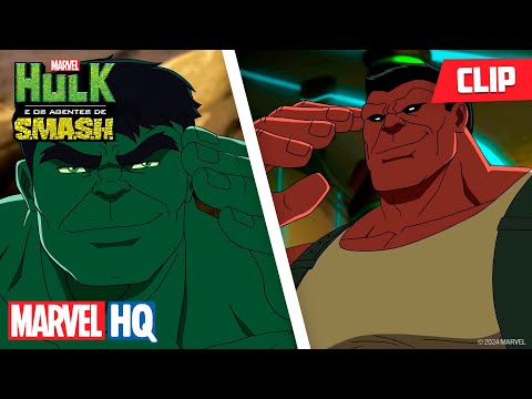 O Hulk Vermelho Ganha Poder Absorvendo Energia Gama! | Hulk e os Agentes de S.M.A.S.H
