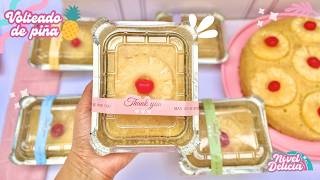 🚀Gana DINERO desde tu cocina con este POSTRE FÁCIL y RENTABLE🍍Volteado de Piña para vender dsde casa