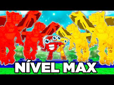 CONSEGUI TODOS OS BOSS E CHEGUEI NO NIVEL MÁXIMO NO PLANTS VS BRAINROTS