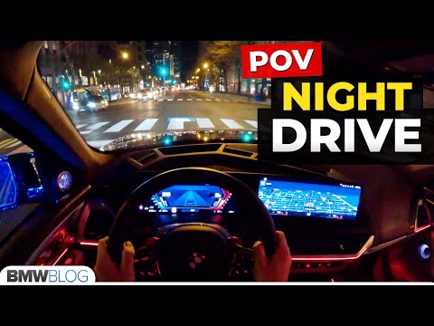 2024 BMW XM POV Night Drive
