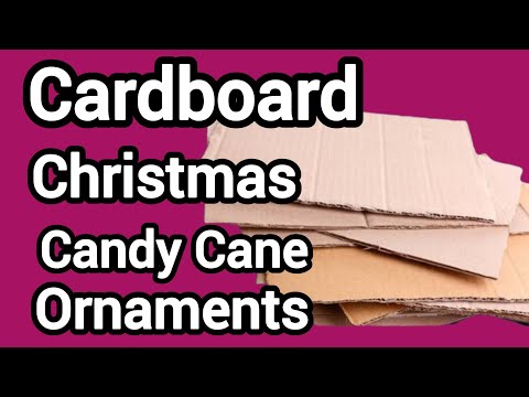 Cardboard Christmas Candy Cane Craft Ideas || Diy Christmas Candy Cane-Christmas Candy Candy Making