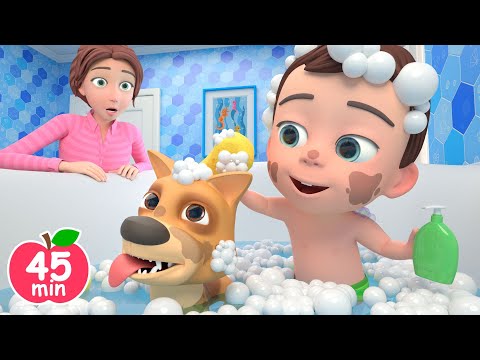 Bath Song🧼 | No-No Bath | Educational Newborn Nursery Rhymes