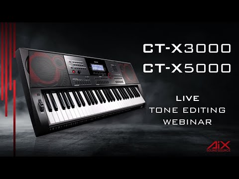 CT-X3000 / CT-X5000 Tone Editing