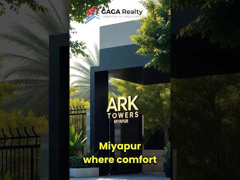 🚇 Walk to Metro | 2BHK in Miyapur’s ARK Towers | Full Woodwork | 7799707077| GAGA Realty