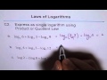 Logarithmic Concepts and Properties