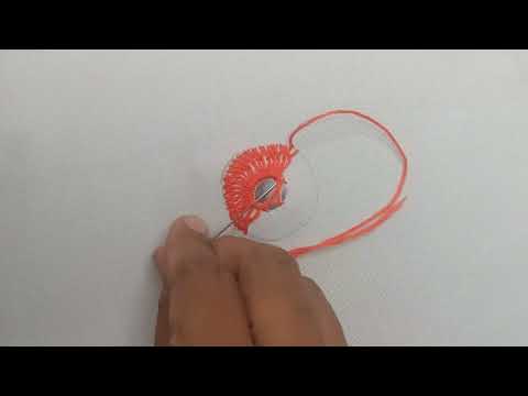 Hand embroidery sikal work