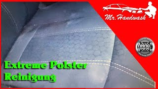 Ford Fiesta mit einer Extremen Polsterreinigung.