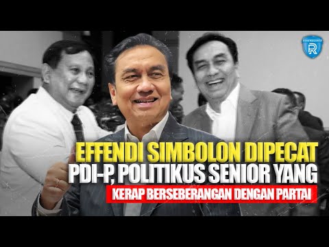 Effendi Simbolon Dipecat PDI-P, Politikus Senior yang Kerap Berseberangan dengan Partai