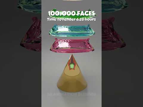 Cloth Simulation vs glass 🔥💎🗳️ #clothsimulation #blender #asrm #3dart #animation